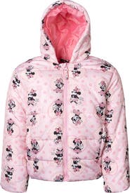 Disney Minnie Mouse Hooded Puffer Jacket (toddler & Little Kid)