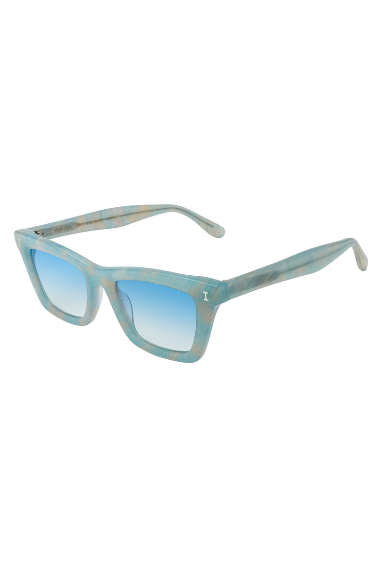 Portugal Sunglasses, Alternate, color, Celeste / Blue