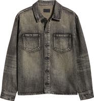RtA Norris Washed Denim Shirt Jacket