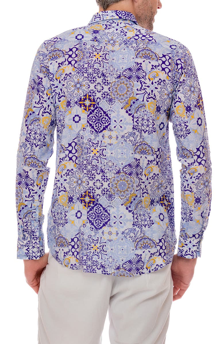 RANEES Turkish Linen Button-Up Shirt, Alternate, color, 