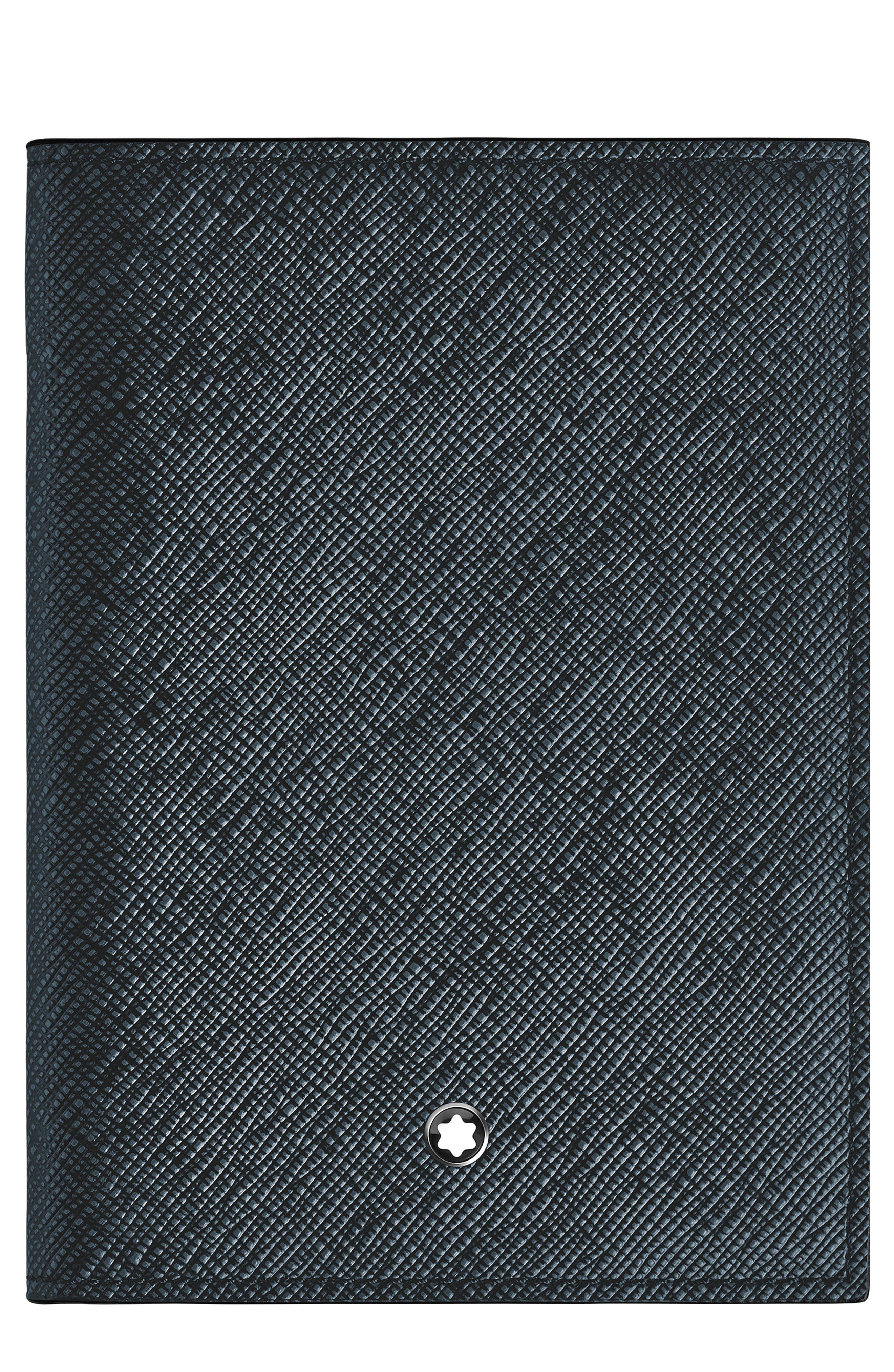Montblanc Sartorial Leather Passport Case, Main, color, 