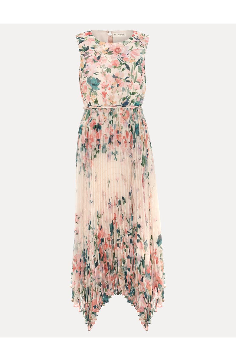 Phase Eight Georgiana Sleeveless Midi Dress, Alternate, color, Pale Pink