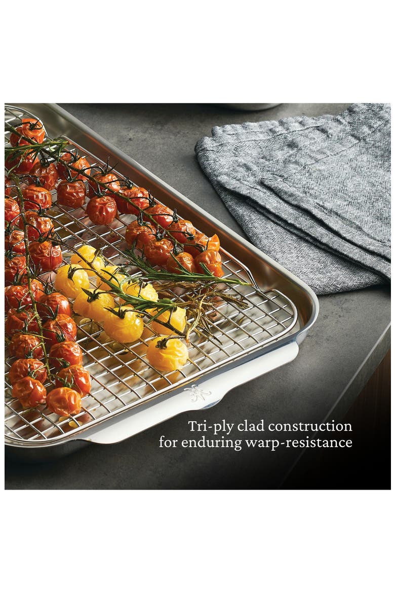 OvenBond Tri-Ply Medium Sheet Pan & Rack, Alternate, color, NO COLOR