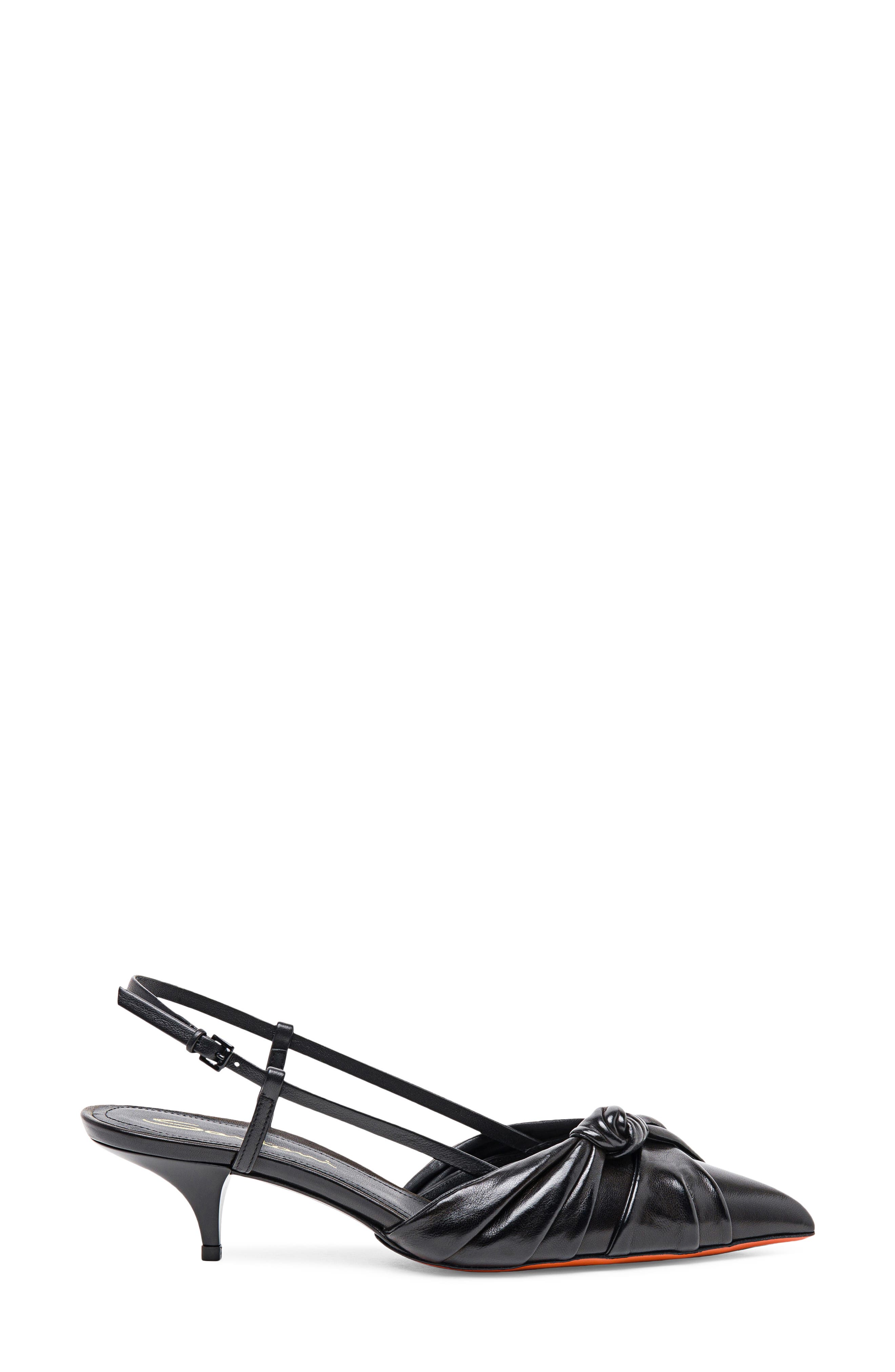 Santoni Slingback Kitten Heel Pump, Alternate, color, 