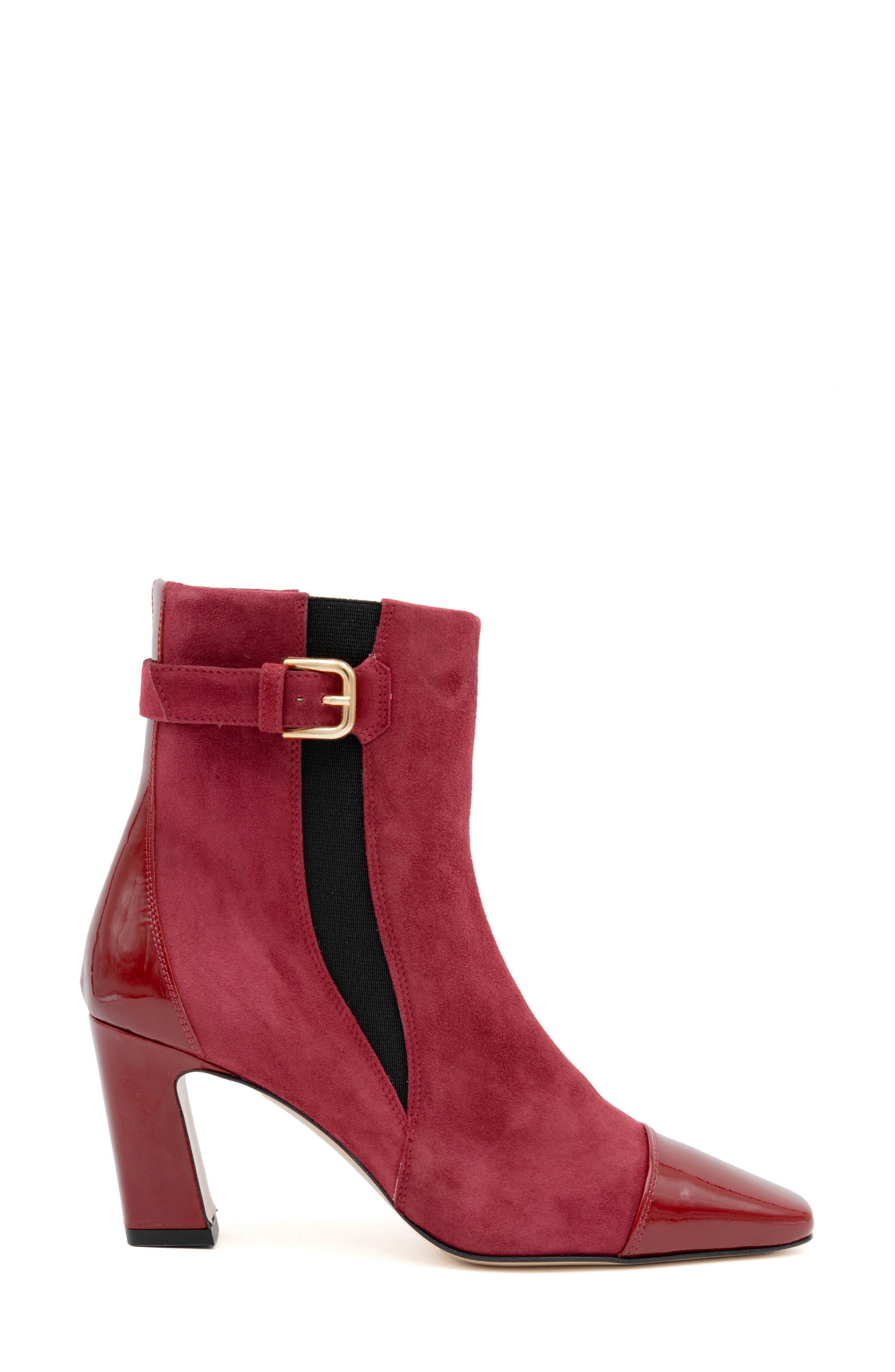 Feroce Cap Toe Bootie, Alternate, color, CERISE CASHMERE CHERRY GOLD
