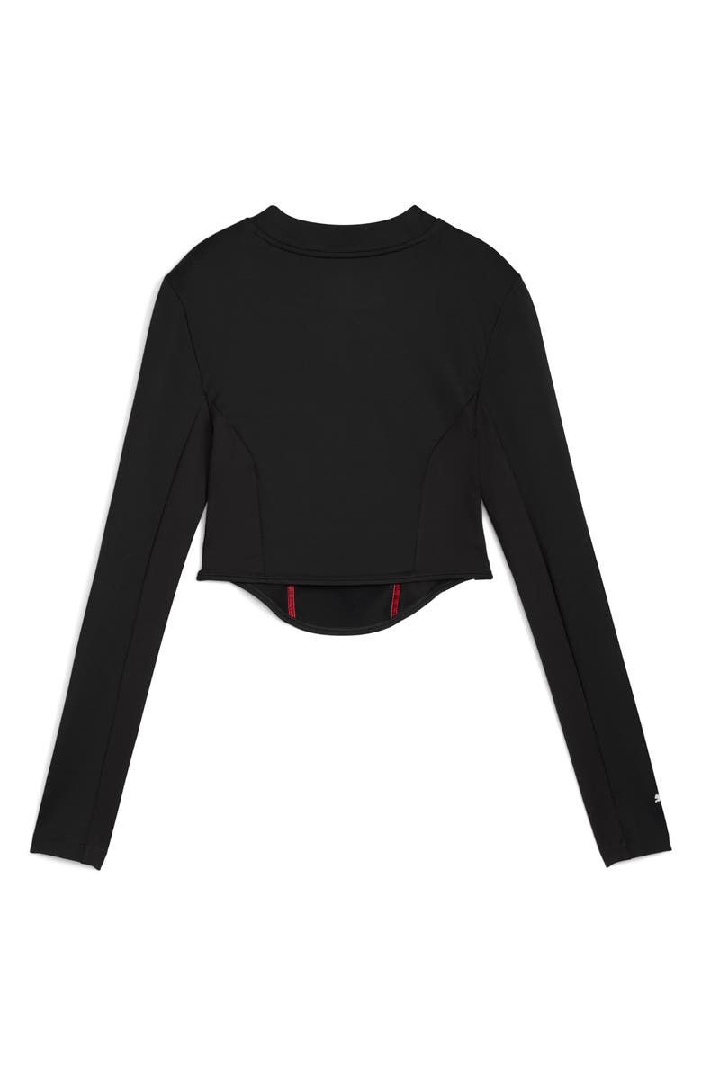 PUMA Formula 1<sup
®</sup
 Long Sleeve Racing Top, Alternate, color, Puma Black