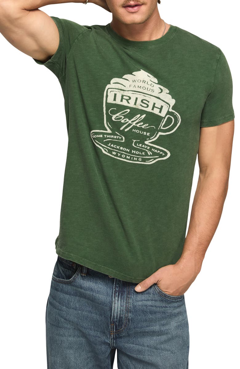 Lucky Brand Irish Coffee Cotton Graphic T-Shirt, Main, color, Greener Pastures