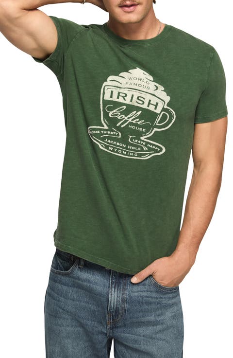 Irish Coffee Cotton Graphic T-Shirt