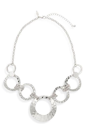 Tasha Hammered Circle Link Necklace
