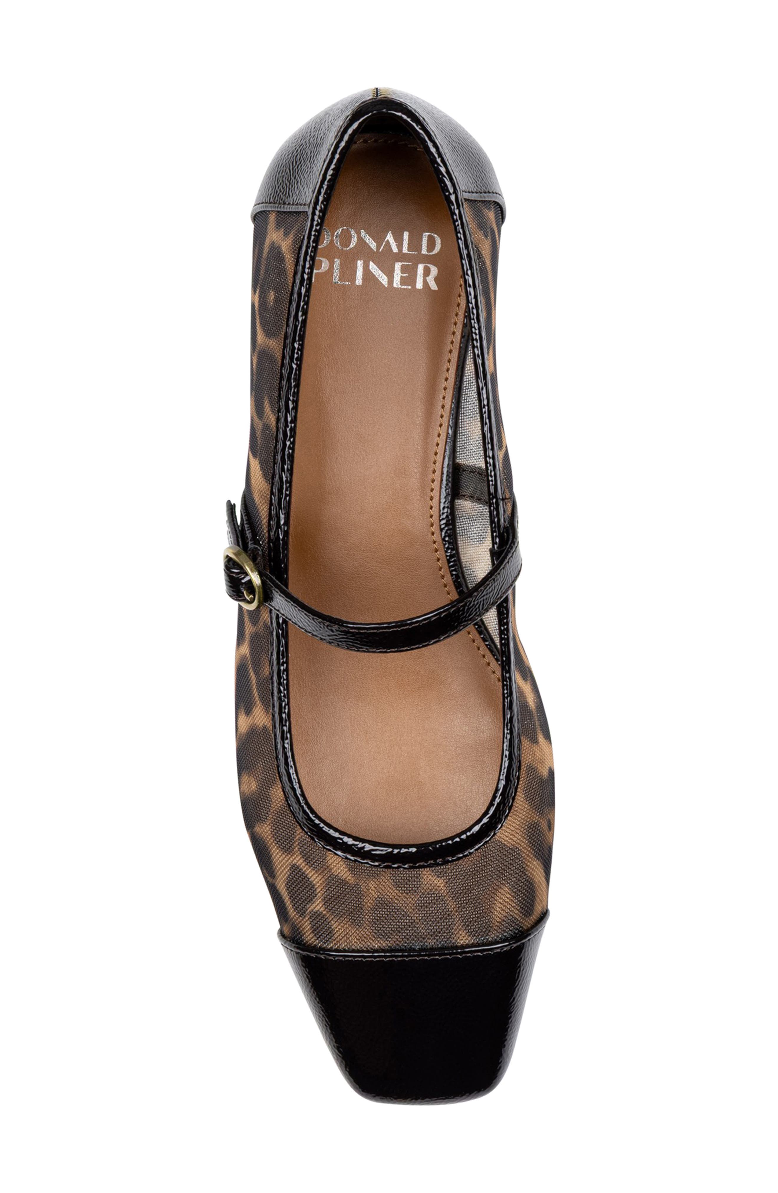 Donald Pliner Mary Jane Ballet Flat, Alternate, color, Natural/ Black