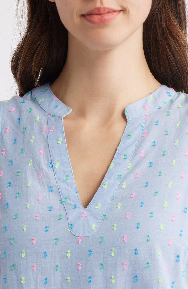 Hatley Bright Spot Sleeveless Chambray Dress, Alternate, color,