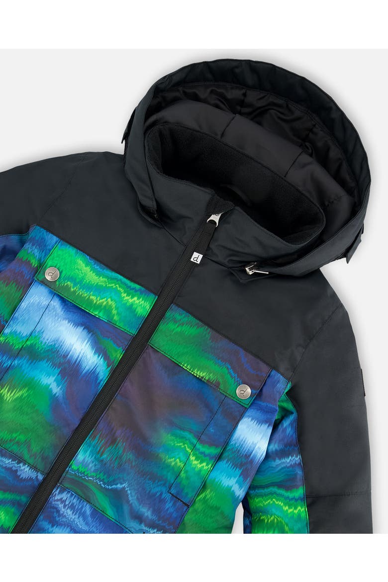 Boy One-Piece Teknik Snowsuit, Alternate, color, Aurora Borealis