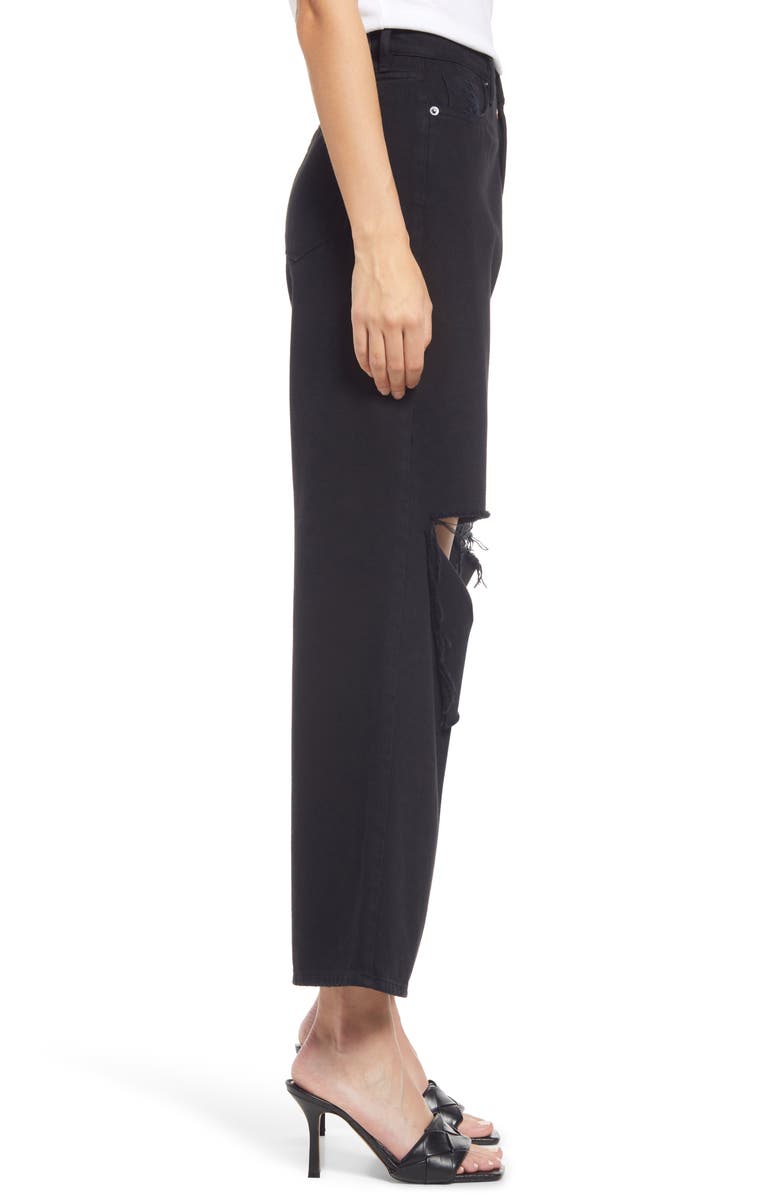 HIDDEN JEANS Distressed High Waist Wide Leg Jeans, Alternate, color,