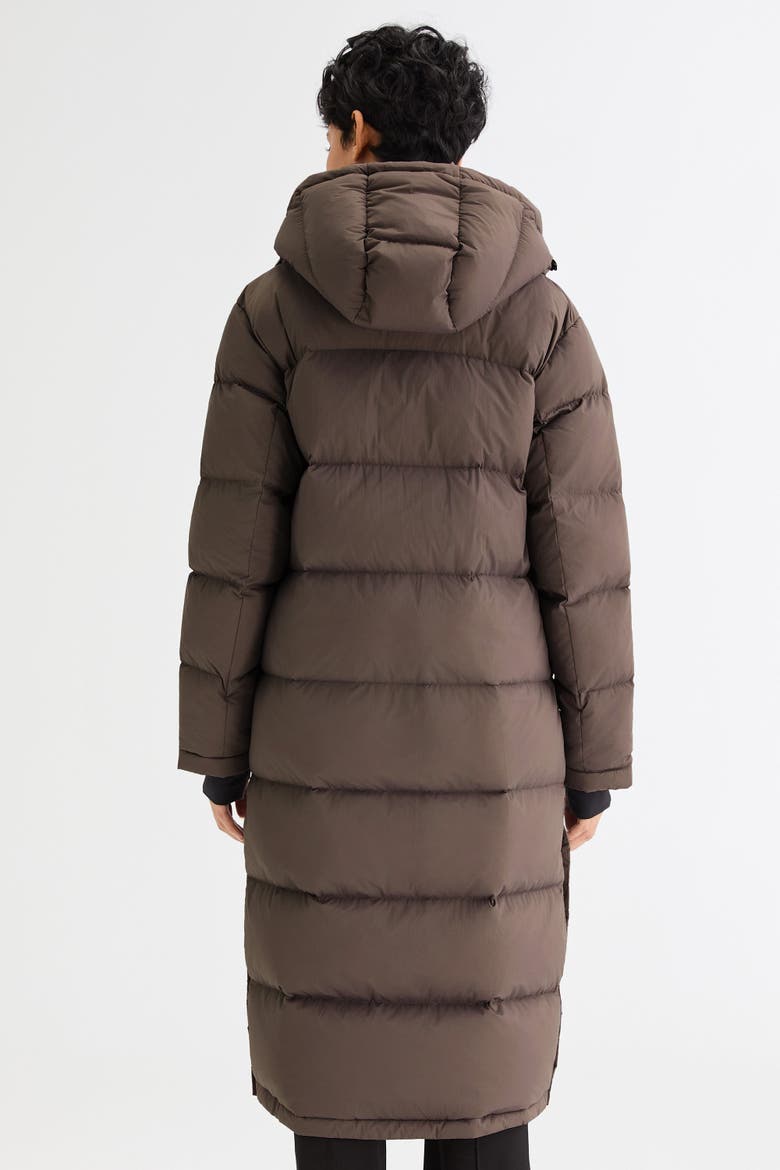 Puff-O® Long Down Puffer Jacket, Alternate, color, Coffee