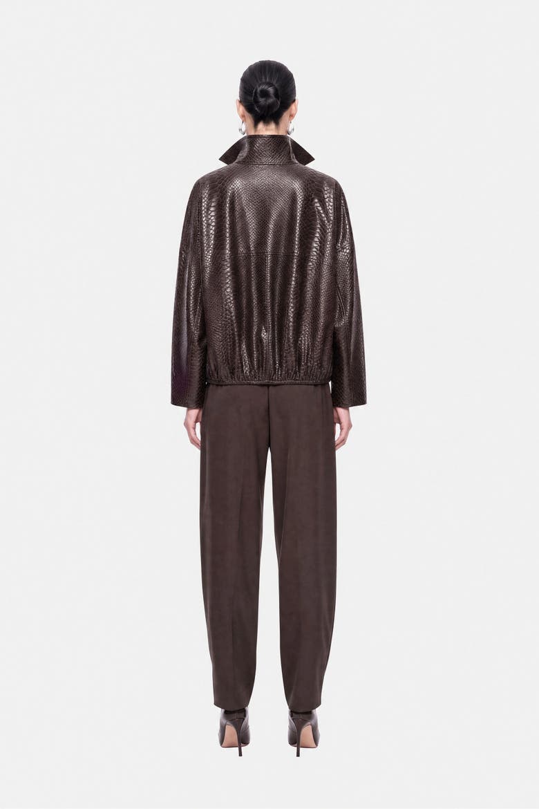 Coated Finish Jacket, Alternate, color, Brown