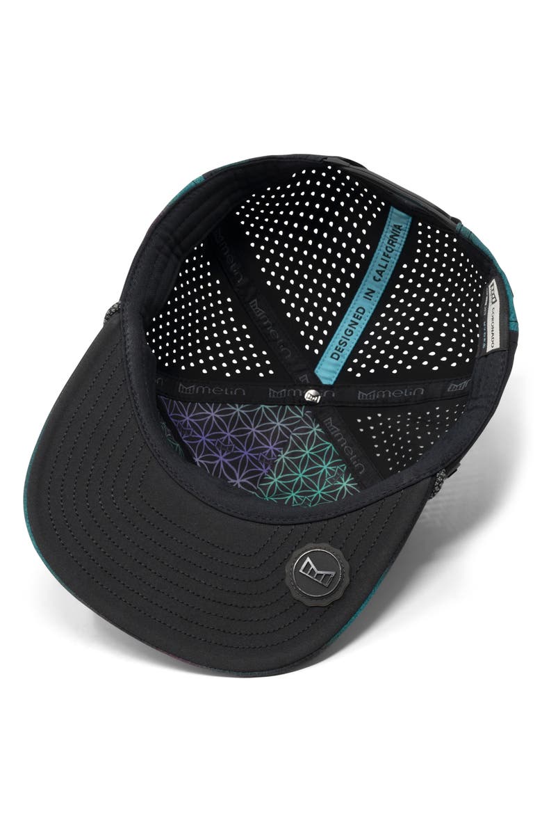 Melin Coronado Brick Aura Hydro Performance Snapback Hat, Alternate, color, Northern Aura