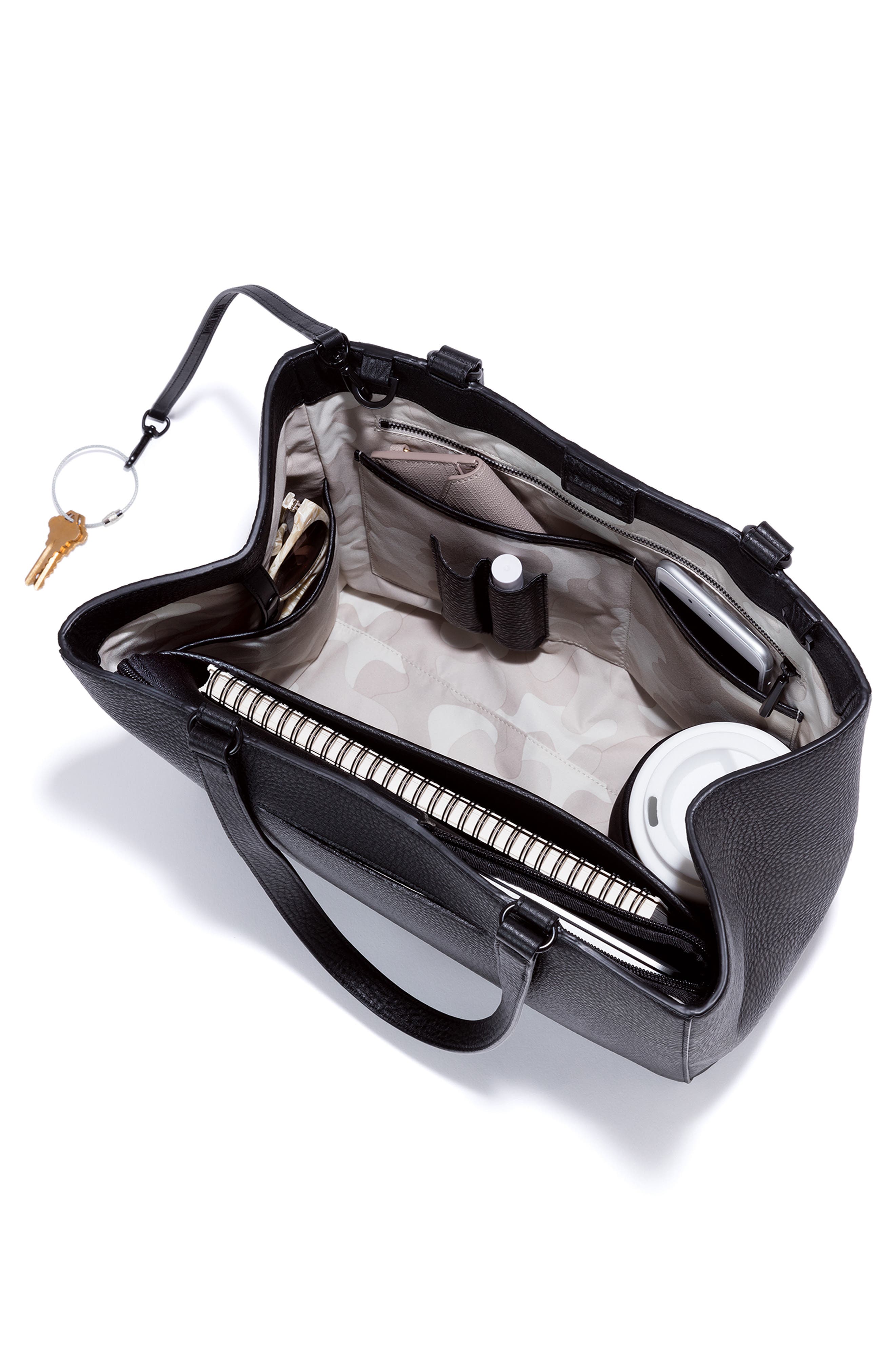 Dagne Dover Medium Allyn Leather Tote, Alternate, color, 