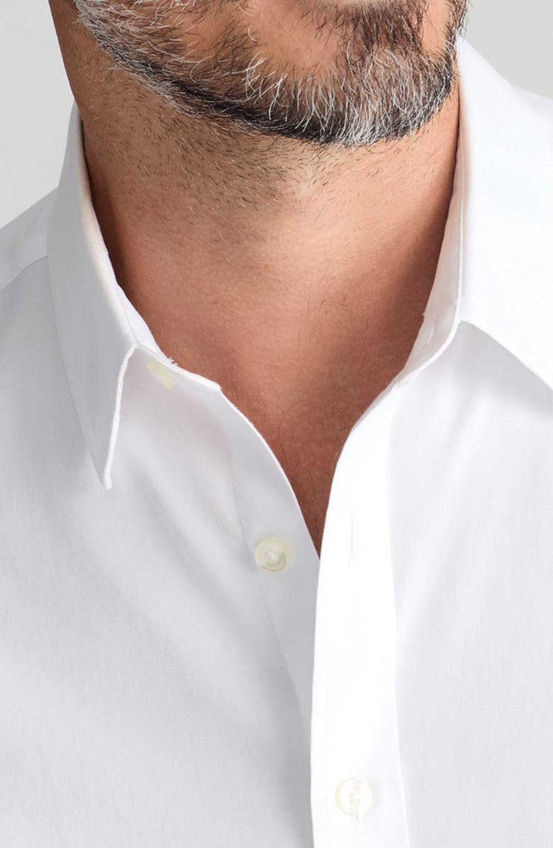 UNTUCKit Las Cases Wrinkle Resistant Button-Up Shirt, Alternate, color, White