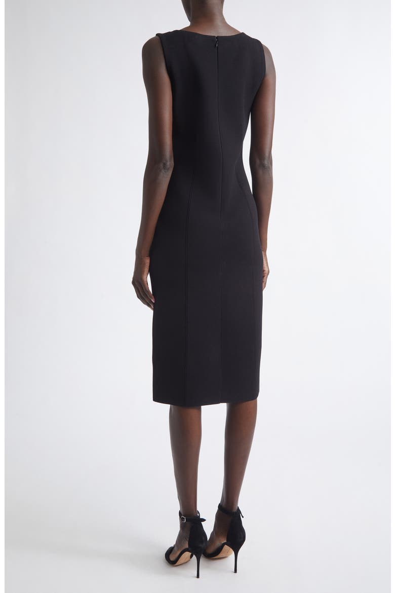 Lynn Santa Roma Sweater Dress, Alternate, color, BLACK