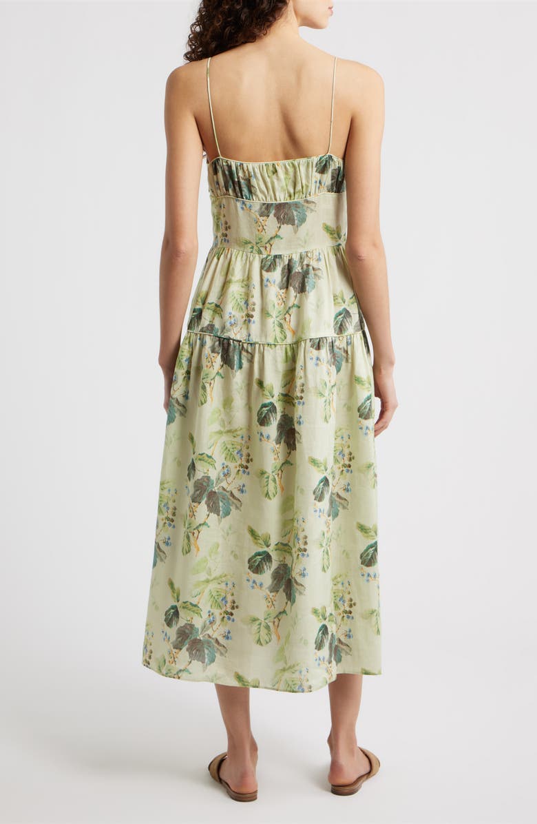 DÔEN Benoit Floral Print Sleeveless Maxi Dress, Alternate, color, Floraison De Mures