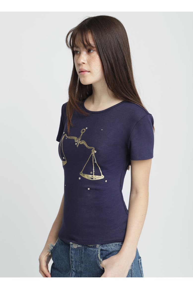 Libra Horoscope Tee, Alternate, color, Libra