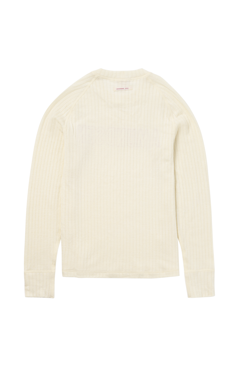 Amundsen Hero's Hide Crew Neck Womens, Alternate, color, Natural/Logo