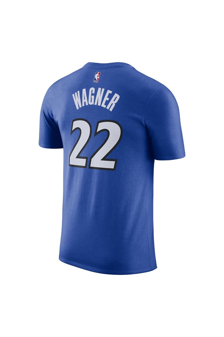 Men's Nike Franz Wagner Blue Orlando Magic Icon Edition Name & Number T-Shirt, Alternate, color, Blue