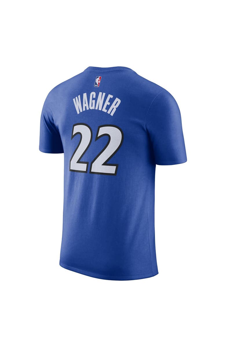 Nike Men's Nike Franz Wagner Blue Orlando Magic Icon Edition Name & Number T-Shirt, Alternate, color, Blue