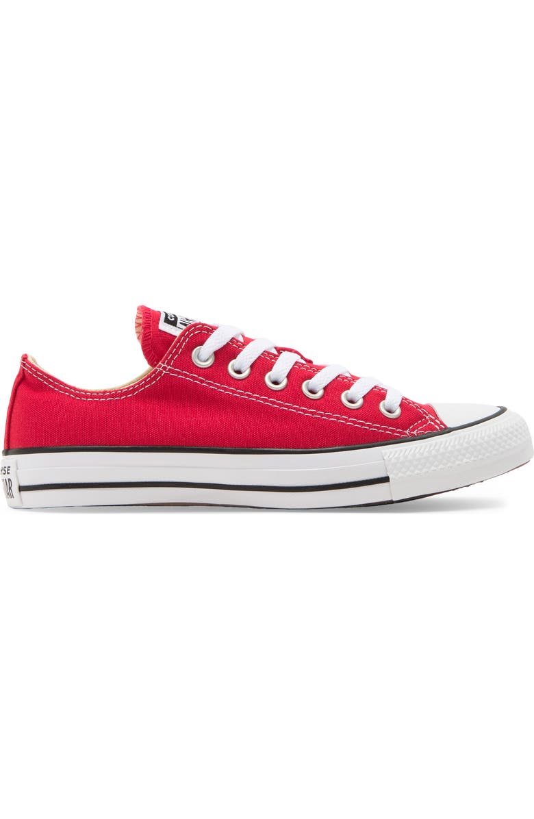 Converse Chuck Taylor<sup>®</sup> All Star<sup>®</sup> Low Top Sneaker, Alternate, color, Red Canvas