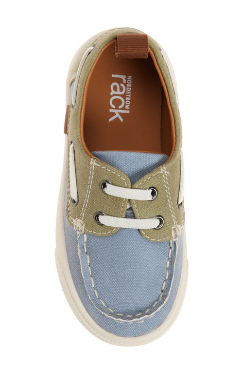 Nordstrom Rack Kids' Beckett Boat Shoe In Blue Light Multi