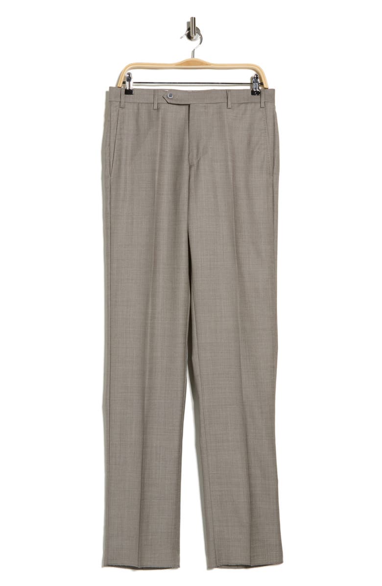 Zanella Devon Wool Straight Leg Pants, Main, color, Light Grey