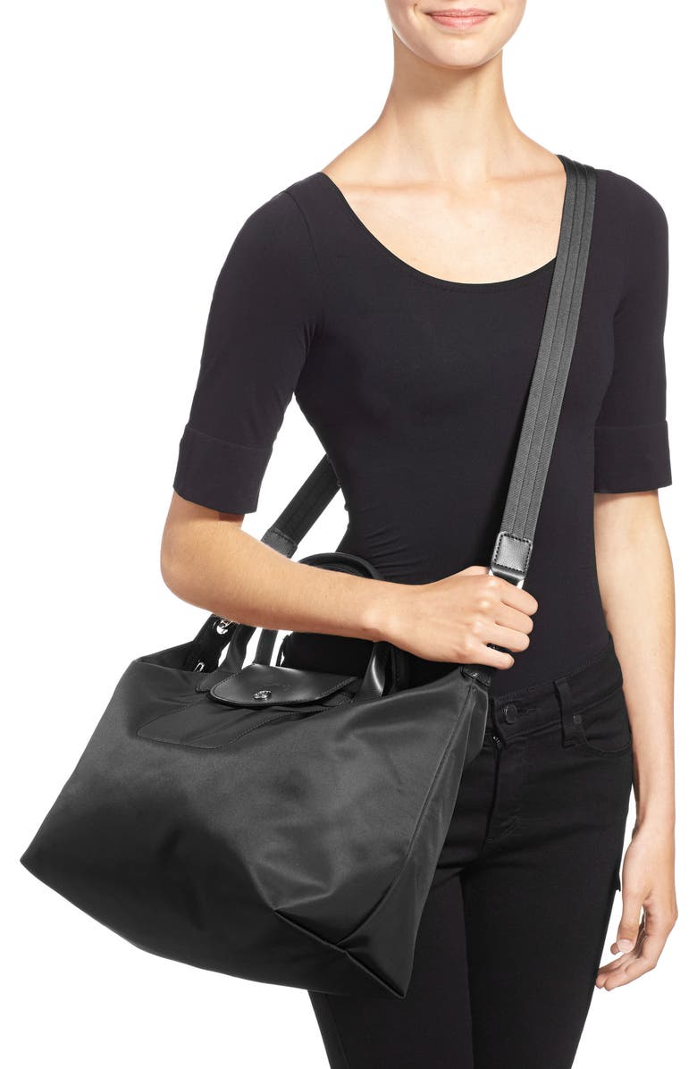Longchamp 'Medium Le Pliage Neo' Nylon Top Handle Tote, Alternate, color,