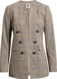 Anne Klein Faux Double Breasted Blazer