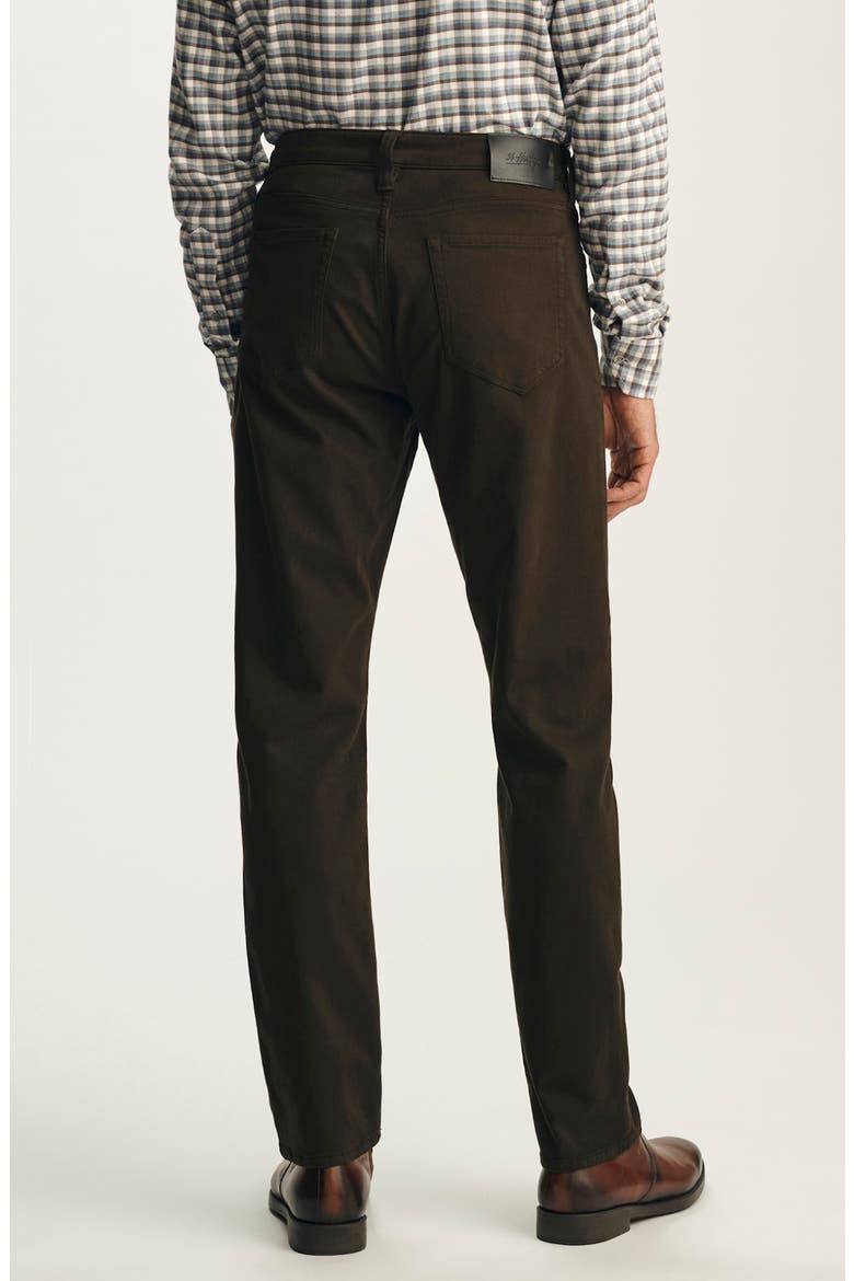 Courage Mid Rise Straight Leg Jeans, Alternate, color, DEEP FOREST WOOL LUX