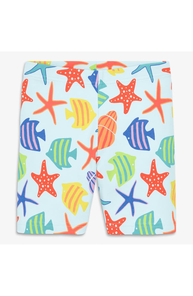 Primary Kids Organic Pj Short In Seasonal Prints, Main, color, Saltwater Under The Sea