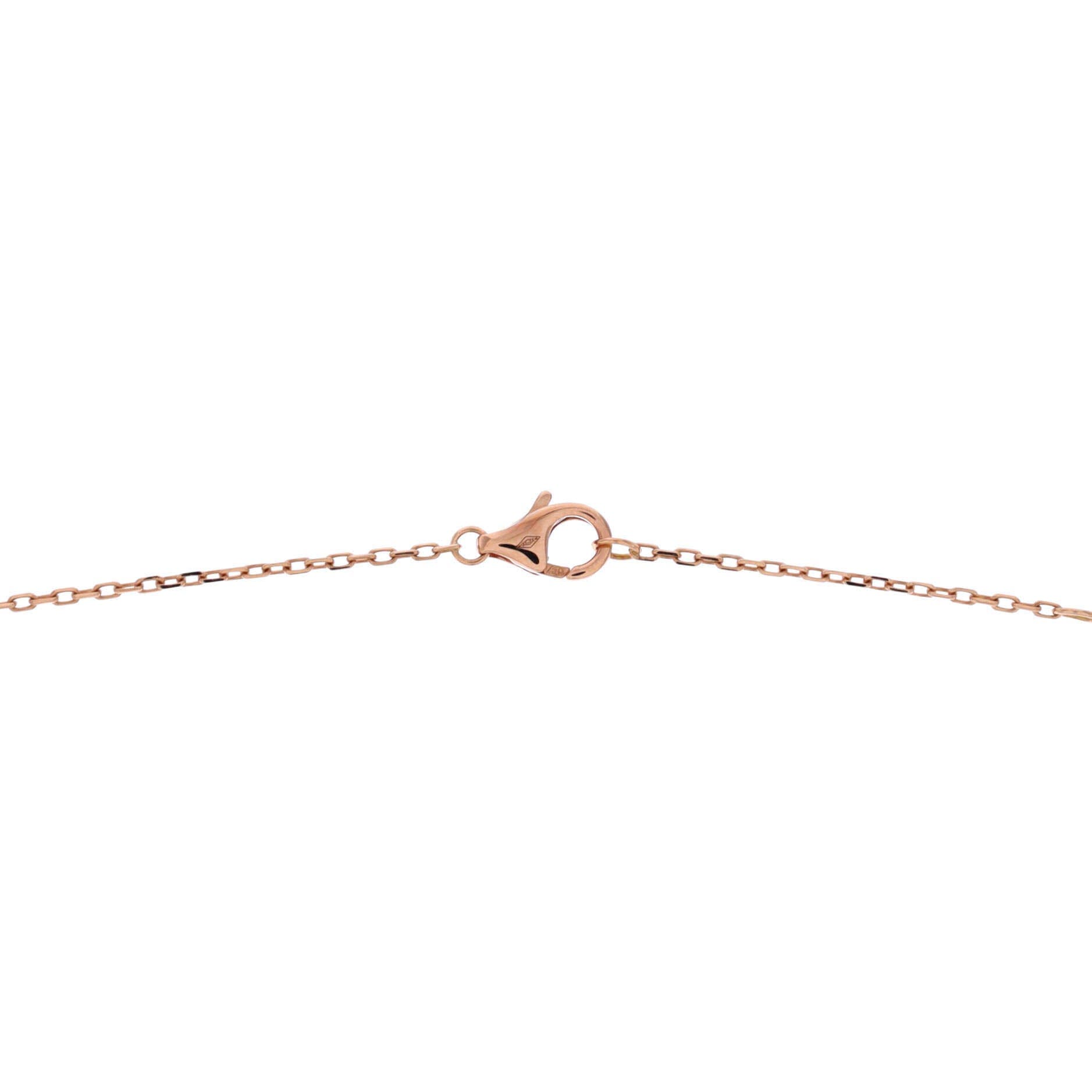 Trinity Pendant Necklace 18K Tricolor Gold with Pave Pink Sapphires Medium, Alternate, color, Metallic Gold