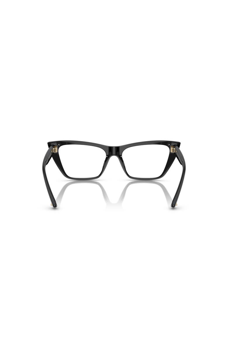 Jimmy Choo 52mm Cat Eye optical glasses, Alternate, color, Black