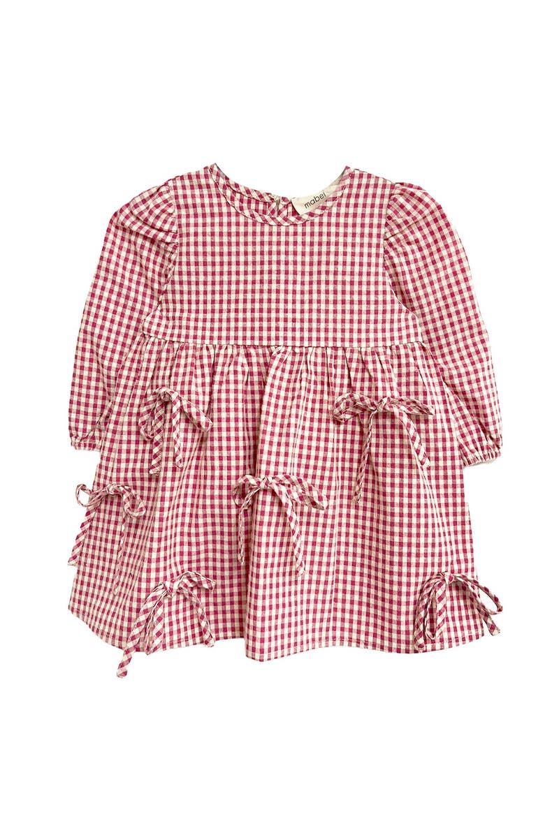 Mabel + Honey Bow-tastic Dress, Main, color, Pink