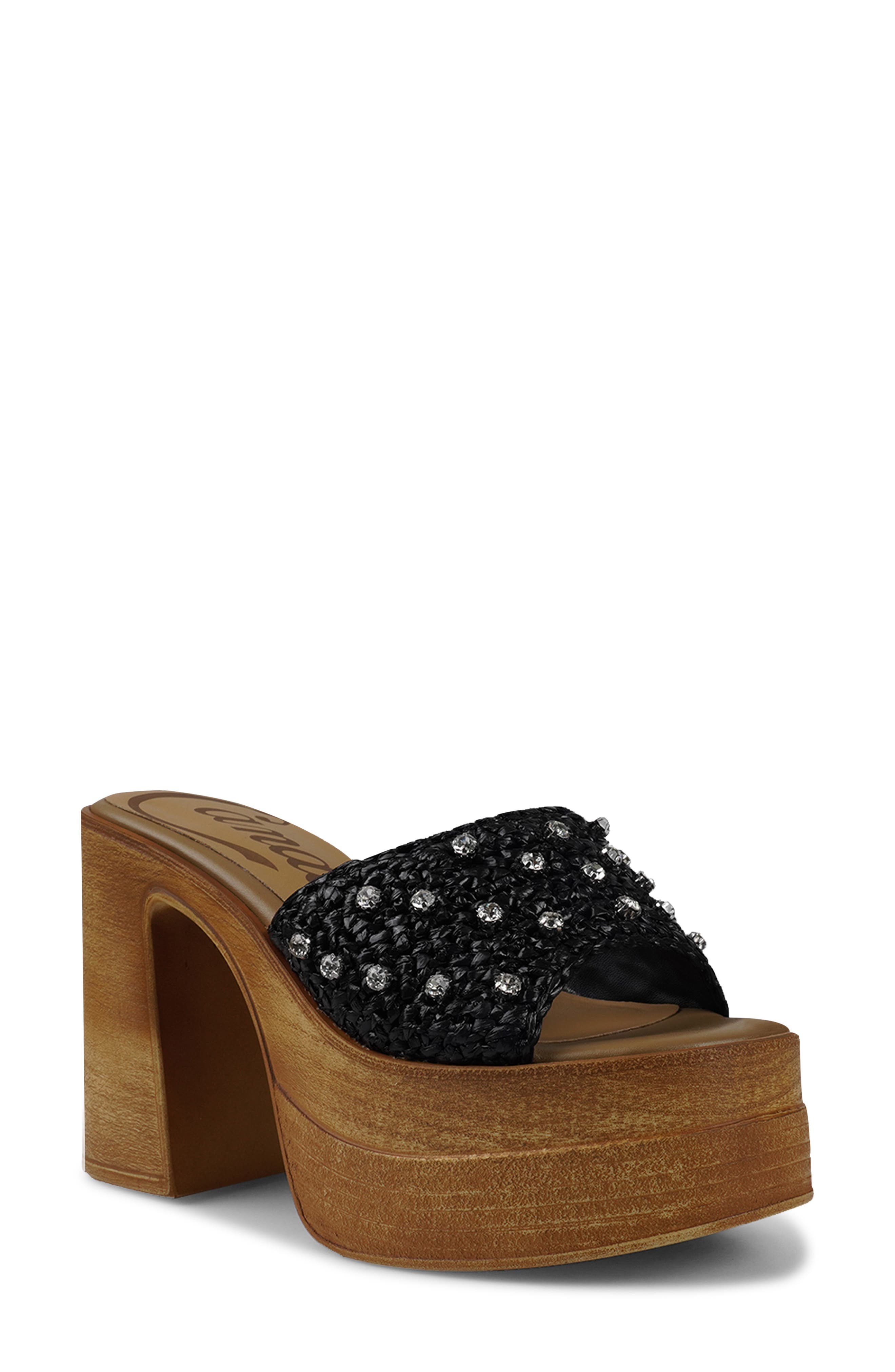Candie
s Febe Platform Sandal, Main, color, Black