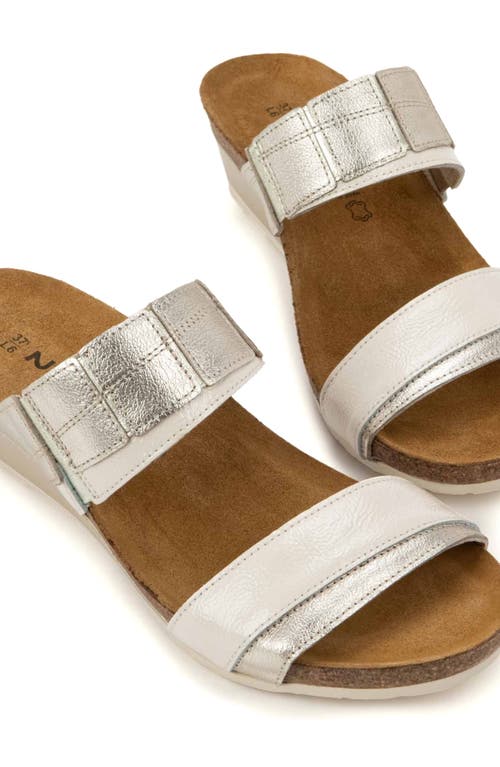 Naot Royalty Slide Sandal In Gold