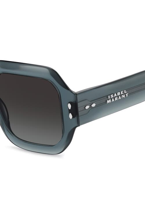 Isabel Marant 51mm Square Sunglasses In Green