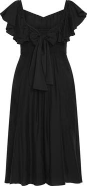 City Chic Alisa TIe Front Dress