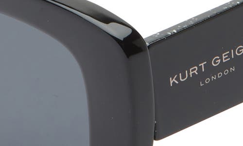 Kurt Geiger London Rectangular Sunglasses In Black
