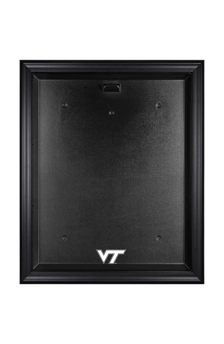 FANATICS AUTHENTIC Virginia Tech Hokies Black Framed Logo Jersey Display Case, Main, color, 