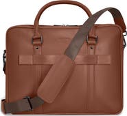 CHAMPS Onyx Leather Briefcase