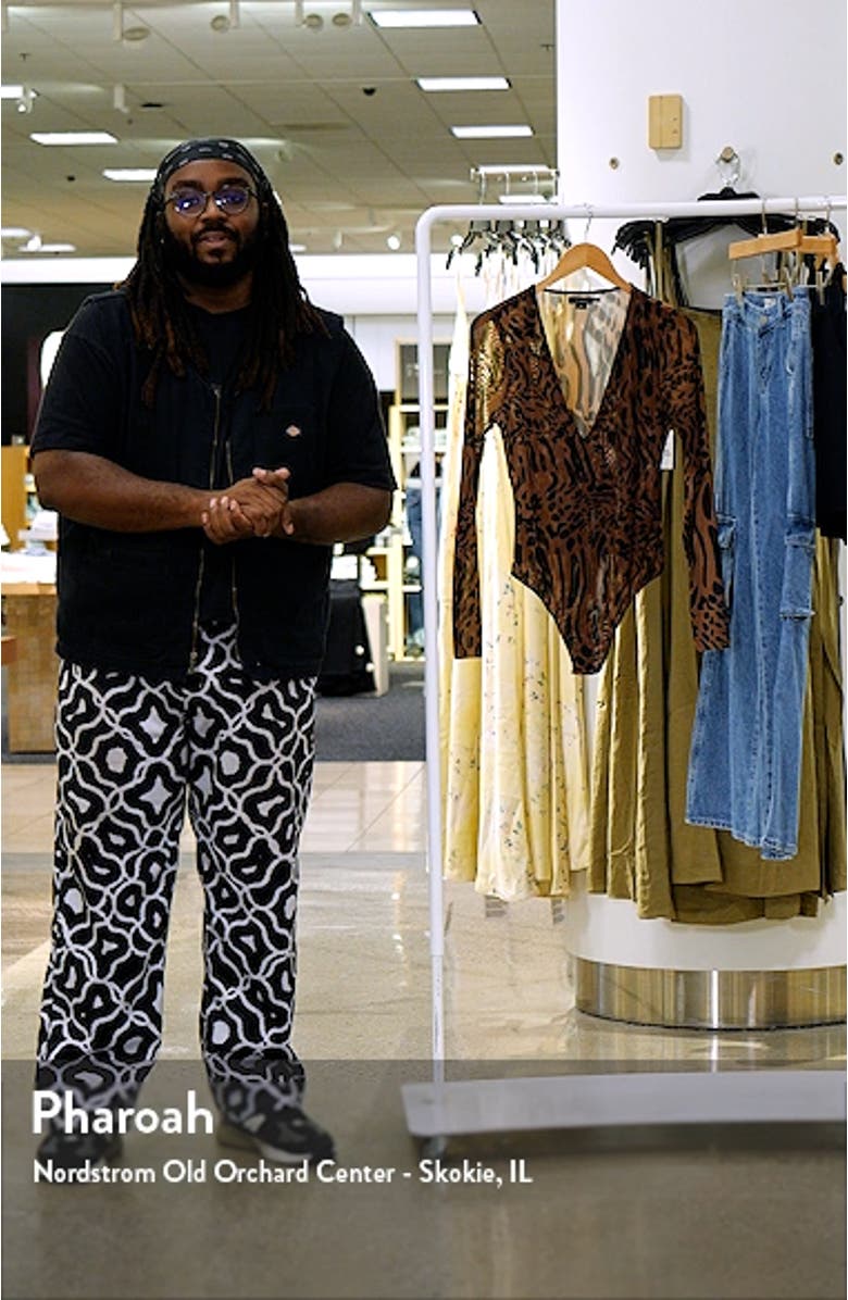 Leopard Mesh Bodysuit, sales video thumbnail