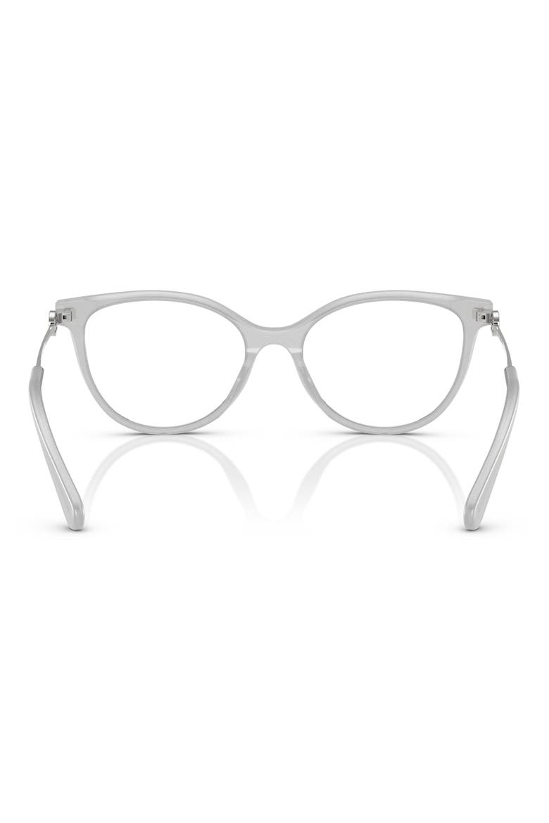 53mm Cat Eye Optical Glasses, Alternate, color, GREY