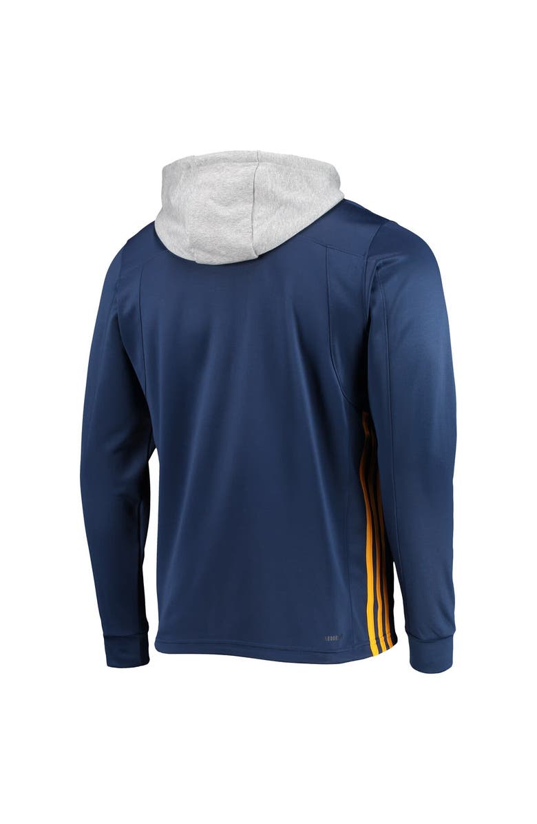 adidas Men's adidas Navy Nashville Predators Skate Lace AEROREADY Pullover Hoodie, Alternate, color,