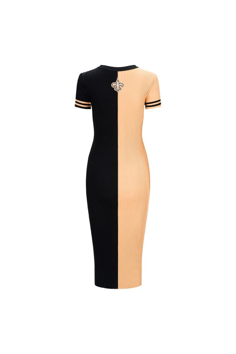 Women's STAUD  Gold/Black New Orleans Saints Colleen Dress, Alternate, color, Gold