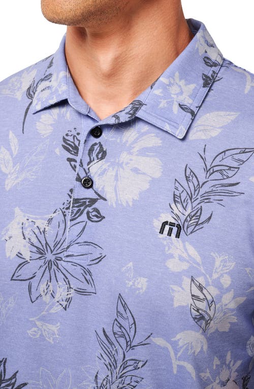 Travismathew Featherweight Cruise Polo In Heather Violet Storm